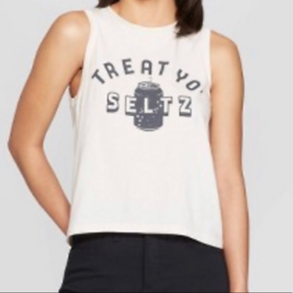 Fifth Sun Treat Yo Seltz muscle tank size XS